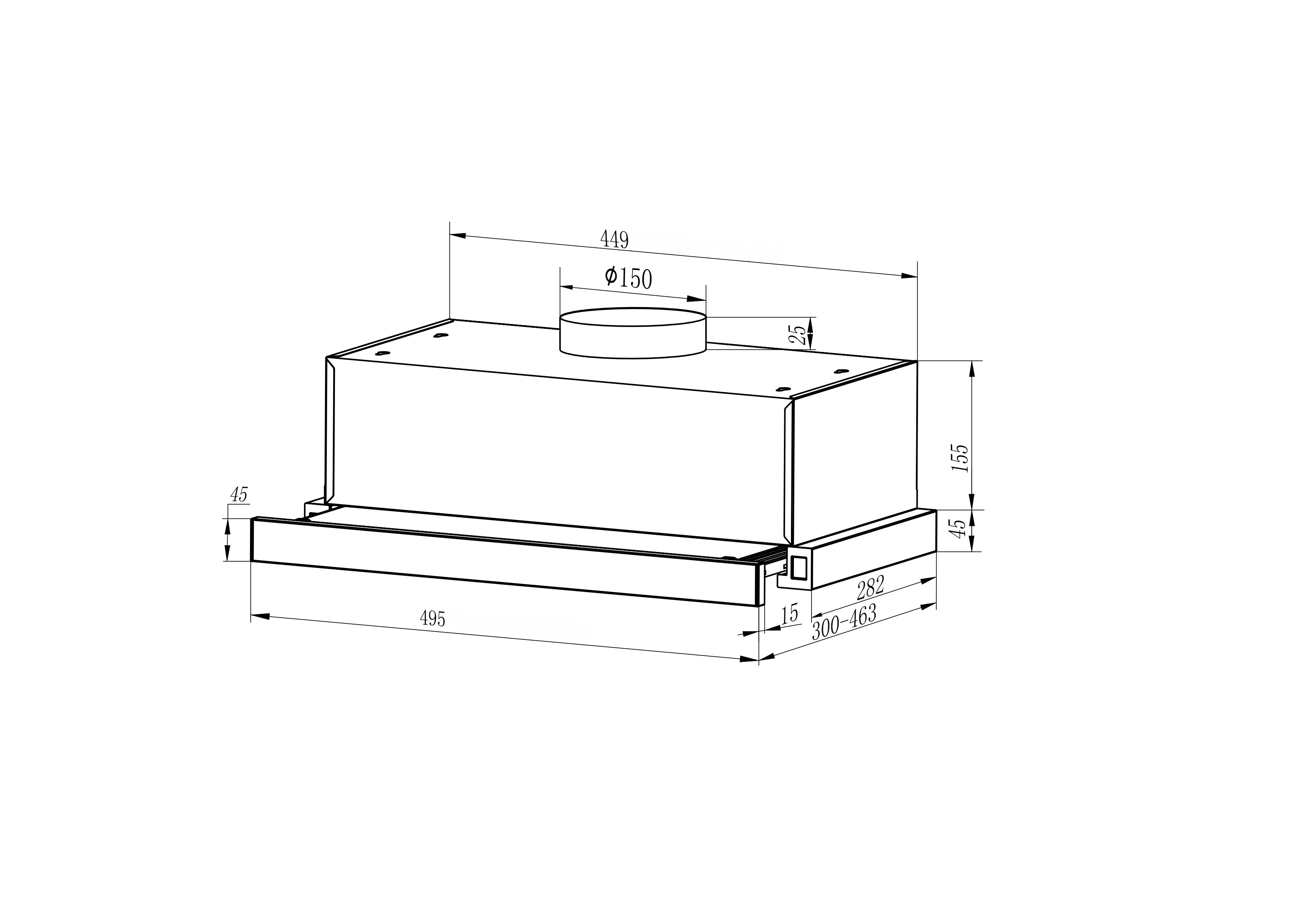 Kuppersberg SLIMHIT 50 B
